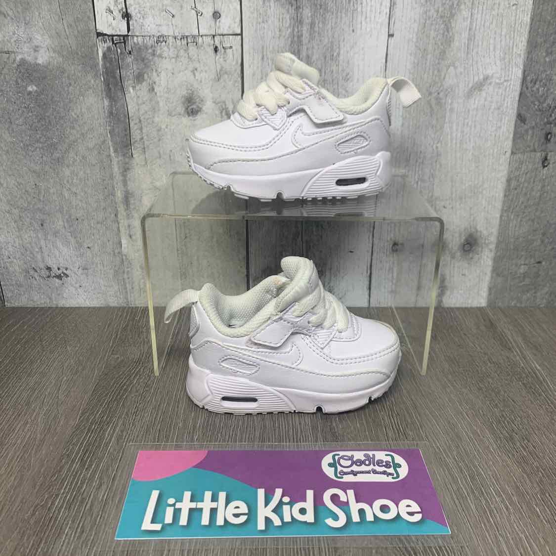 Size 4 White Sport Brand Sneakers - OodlesCB