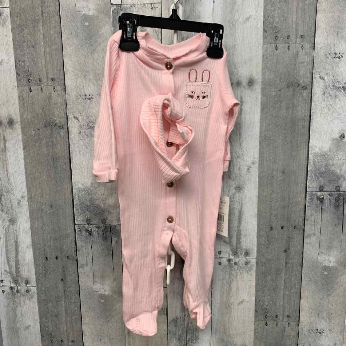 Size 6-9 Months Pink Baby Gear Footy PJs