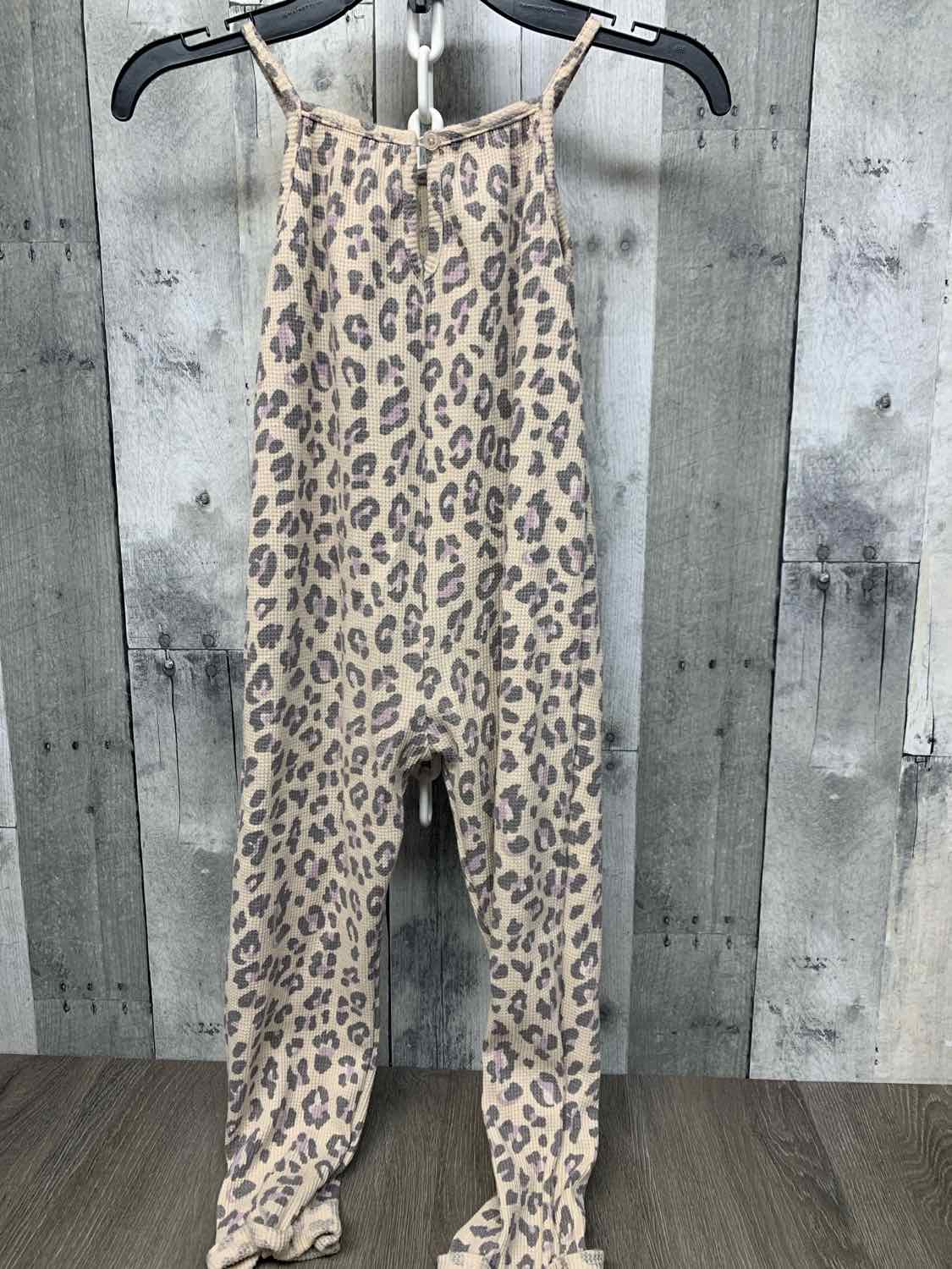 Size 5T Tan Animal Print Grayson Threads Romper