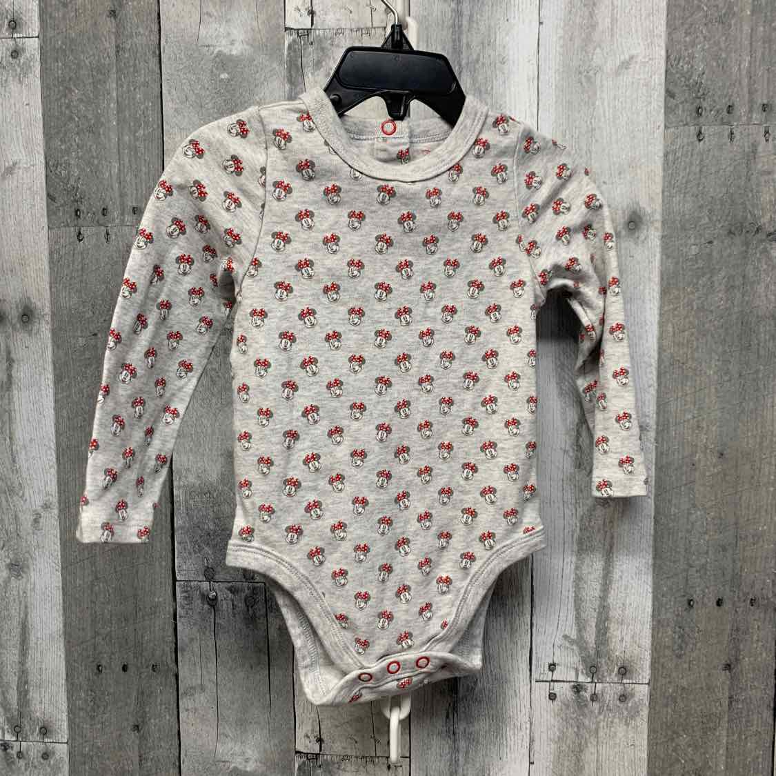 Size 18-24 Months Gray/Red Disney Collection Bodysuit