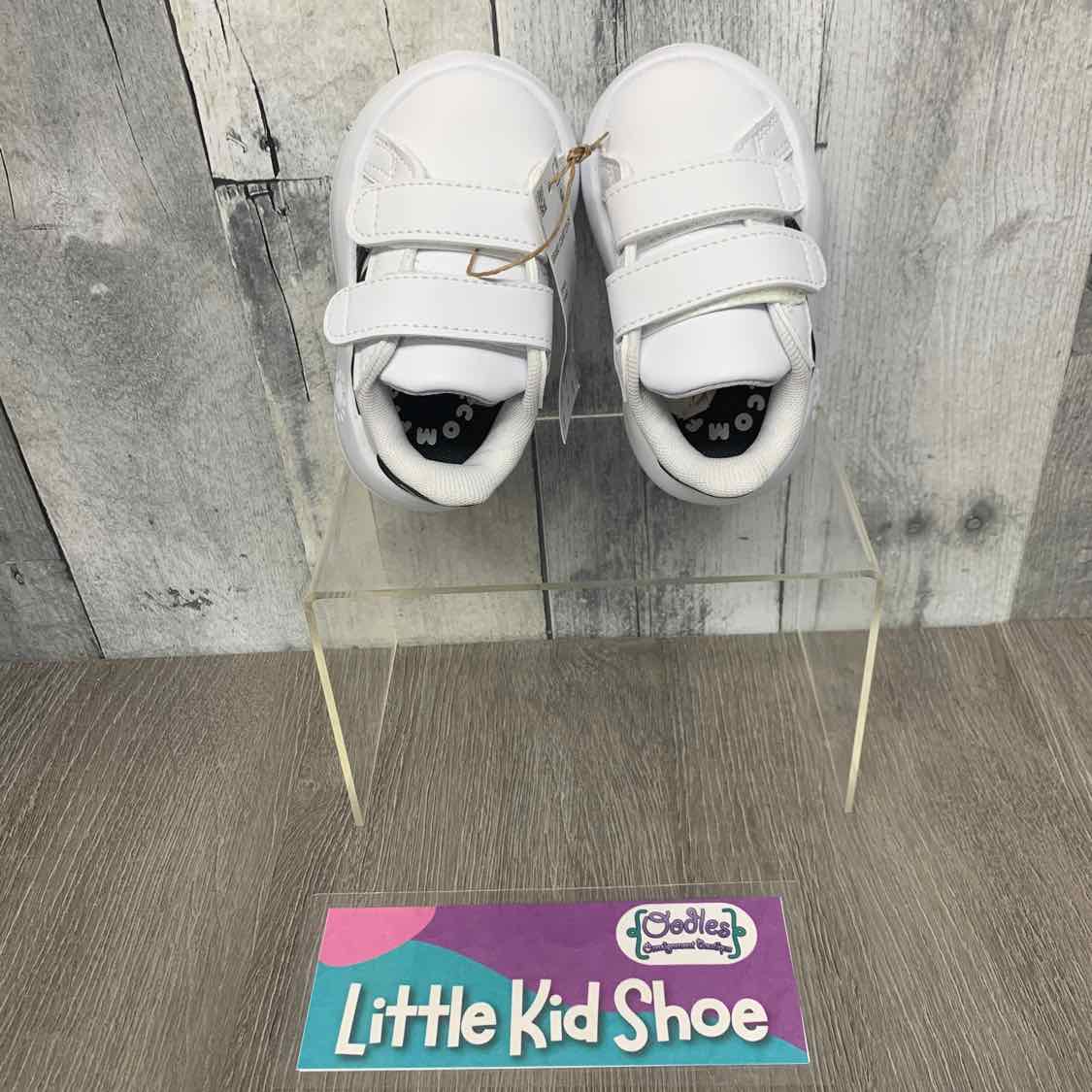 Size 4 White/Black Sport Brand Sneakers