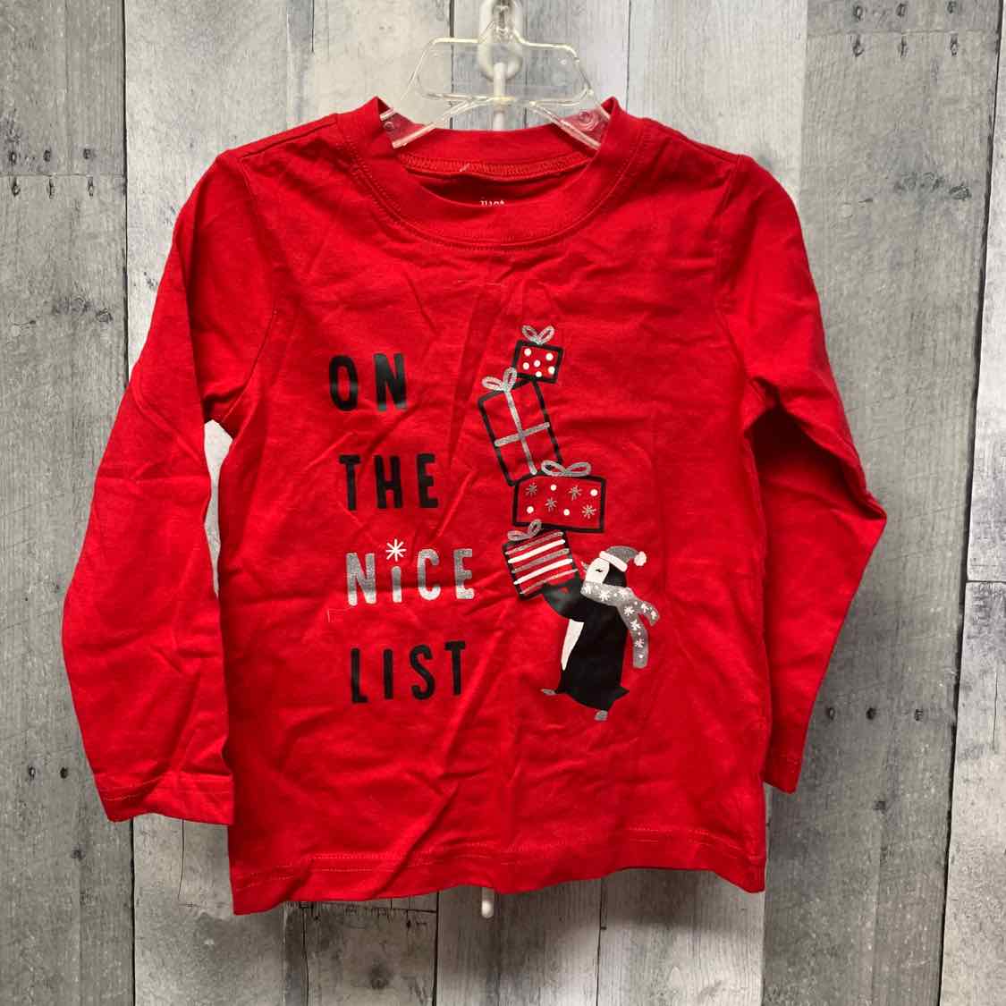 Size 2T Red Just One You Long Sleeve Shirt