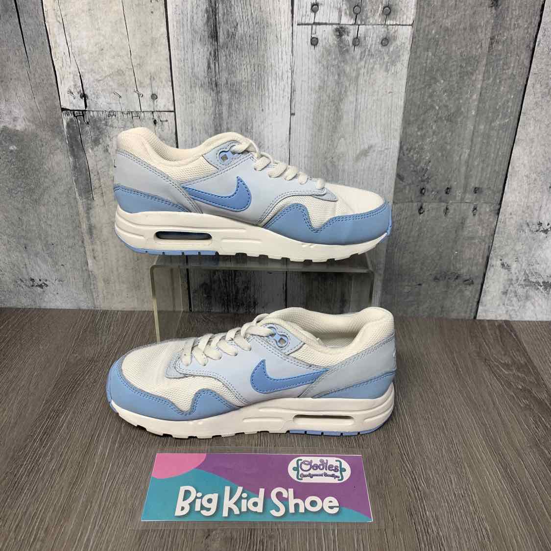 Size 3 Blue/White Sport Brand Sneakers