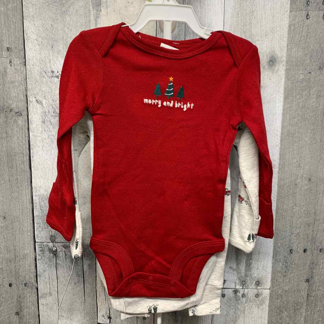 Size 3 Months Red/Gray Carter's Shirt/Pants