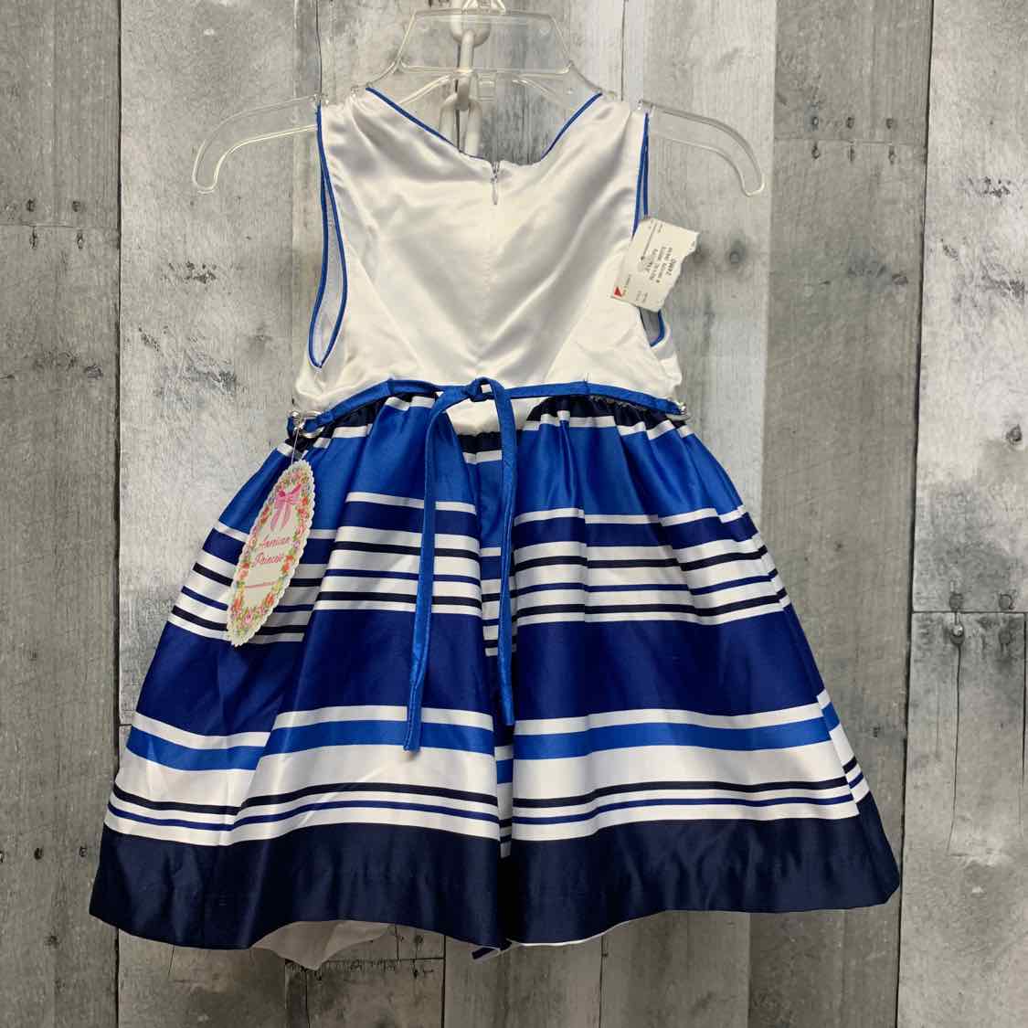 Size 24 Months Blue/White American Eagle Dress - Party