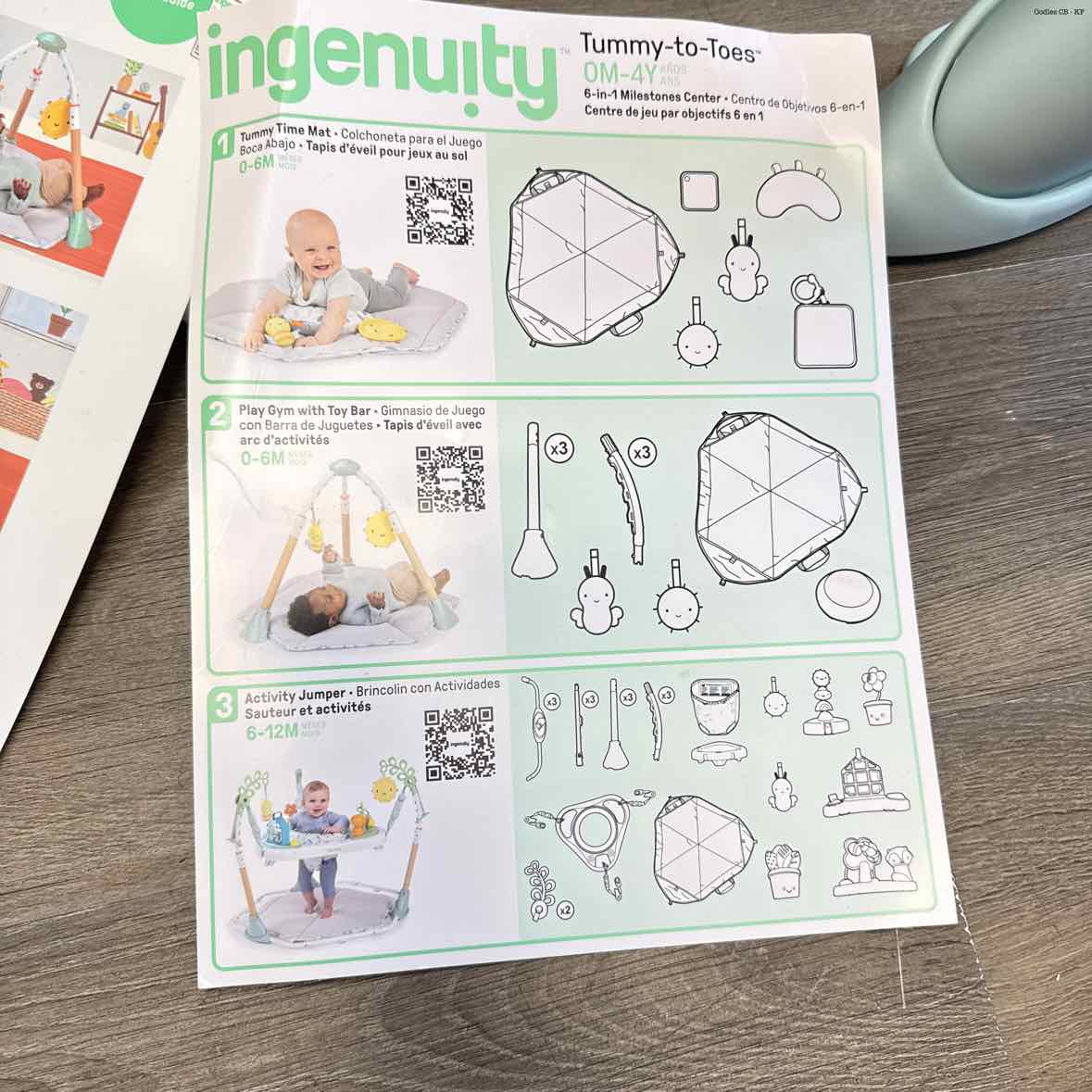 Ingenuity Teal/Gray Jumperoo
