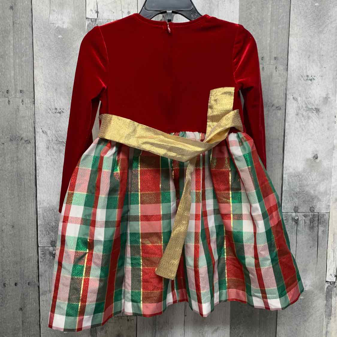 Size 2T Red/Green Bonnie Jean/Baby Dress - Party