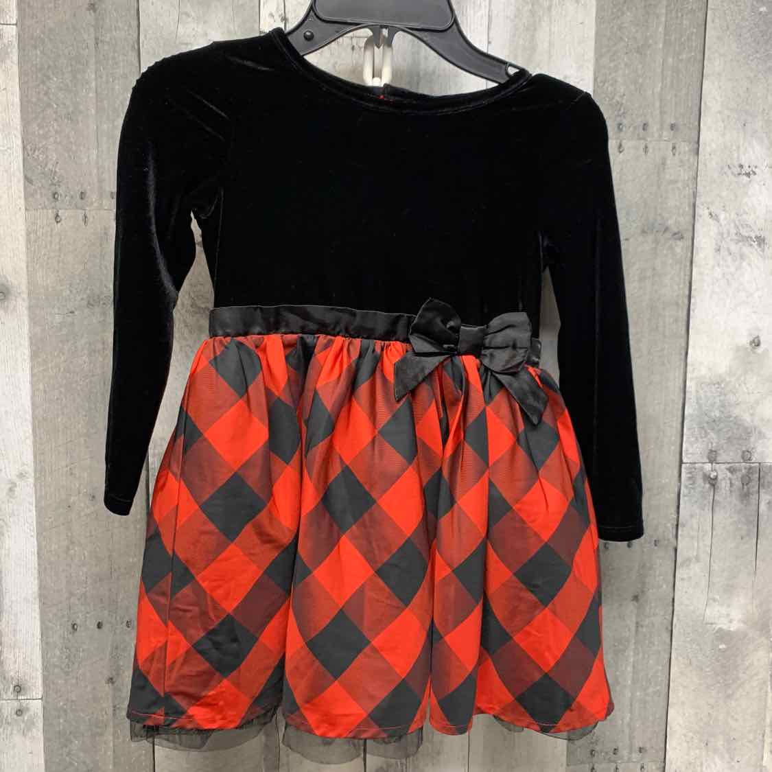 Size 4T Black/Red Cat & Jack Dress - Party