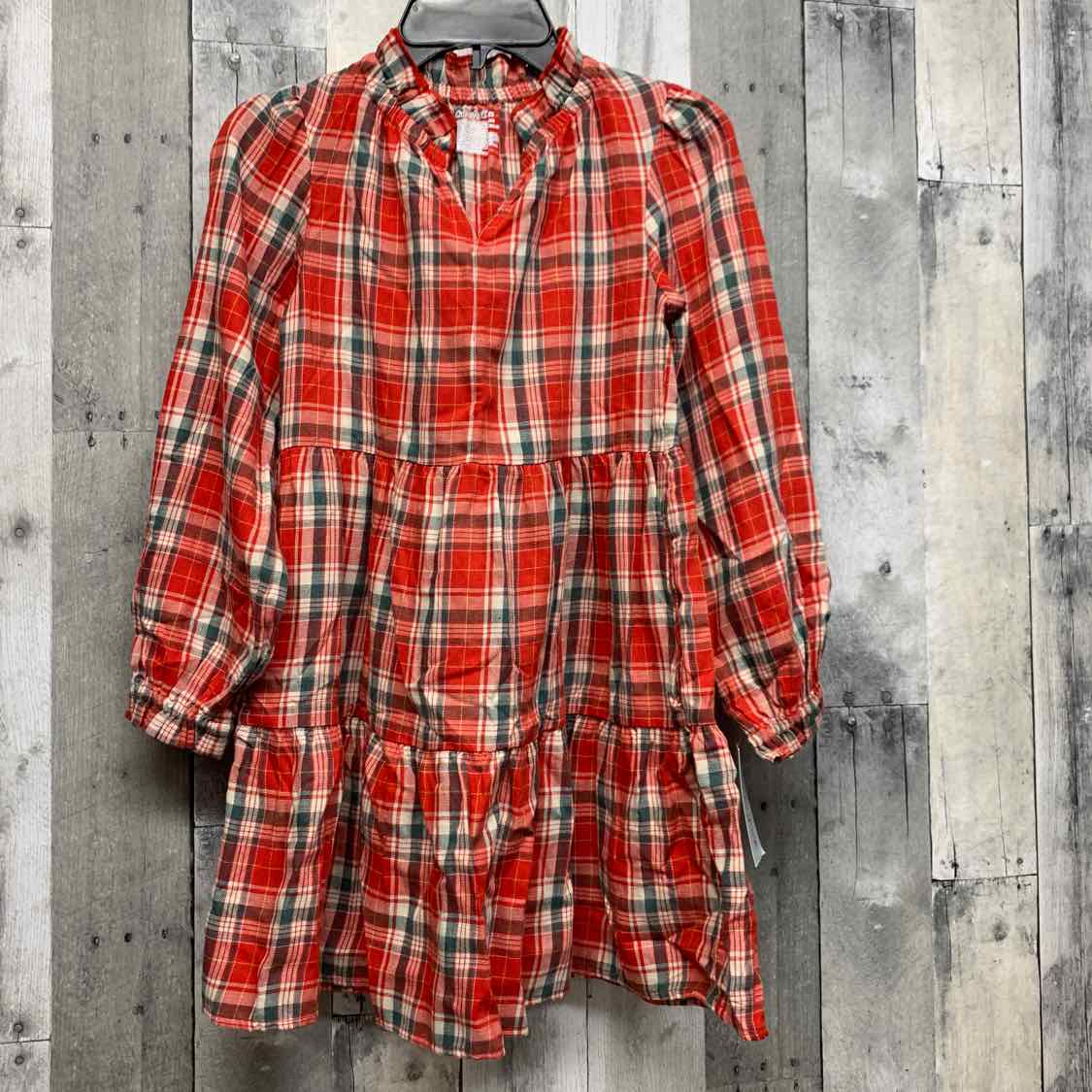 Size 8 Red Plaid Cat & Jack Dress