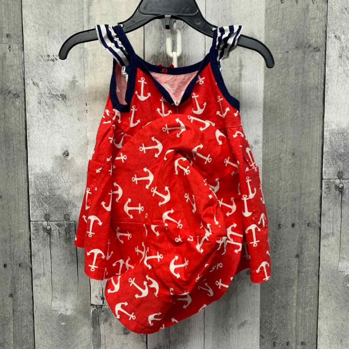 Size 12 Months Red/White Gerber Dress
