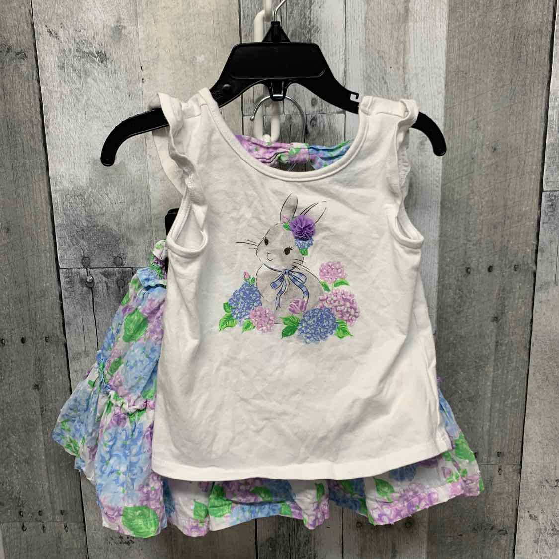 Size 2T White/Blue Tommy Bahama Shirt/Skirt