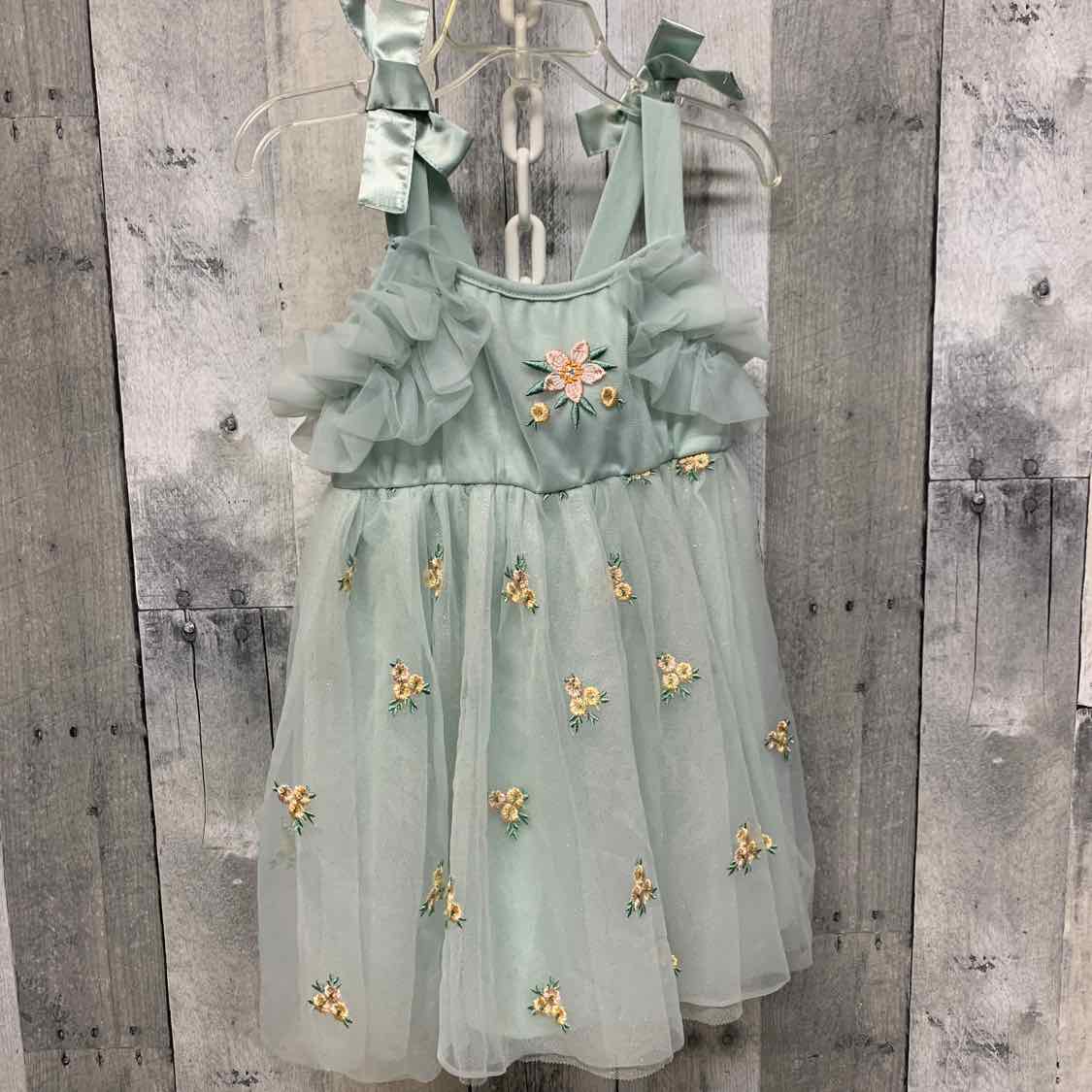 Size 3T Green B Brand Dress