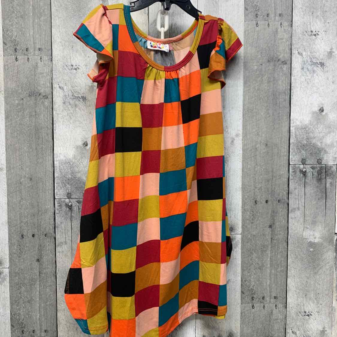 Size 3/4 Burgundy/Pink Dot Dot Smile Dress