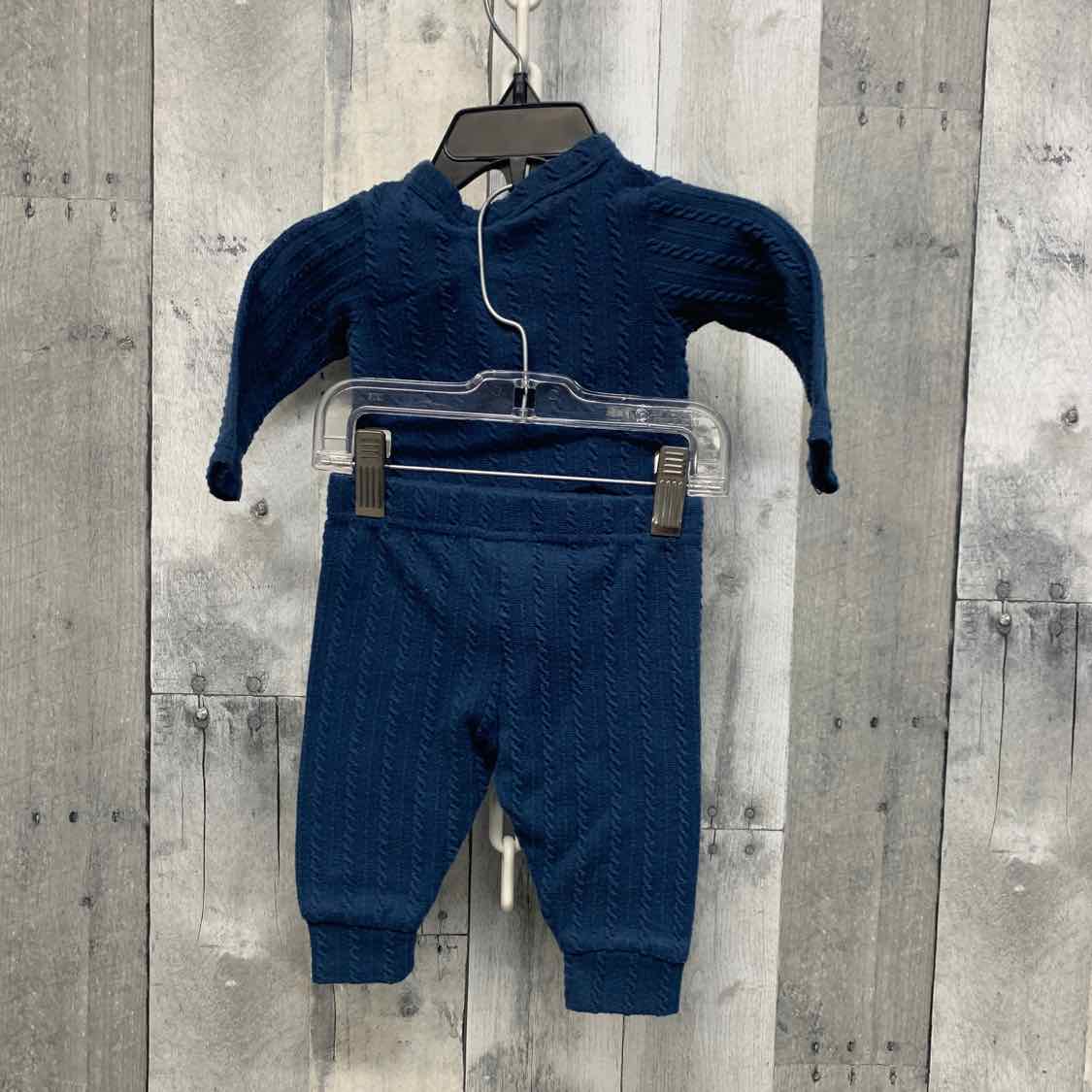 Size 0-3 Months Navy B Brand Shirt/Pants