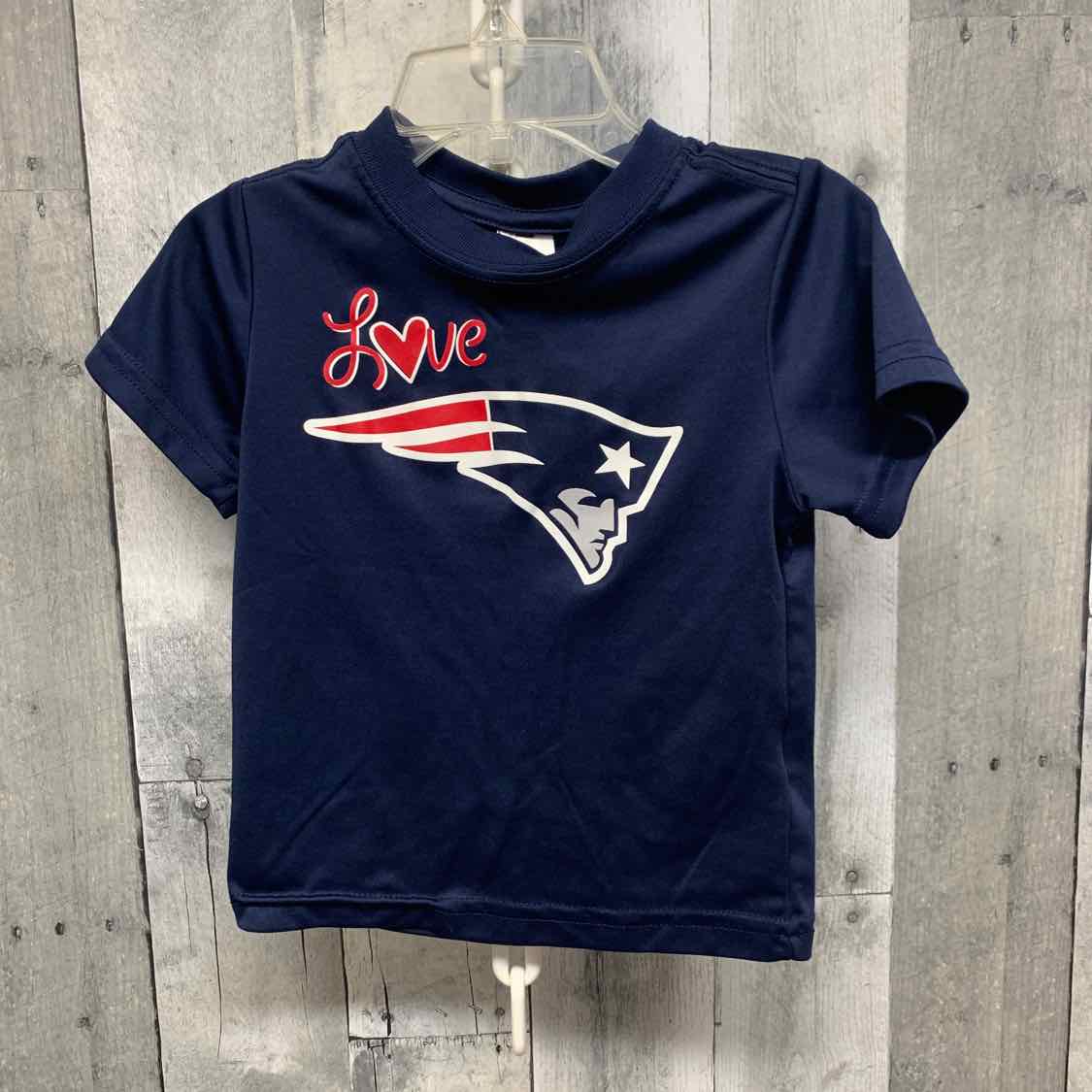 Size 2T Navy Graphic NFL T Shirt