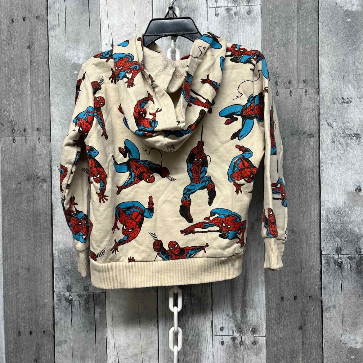 Size 3T Tan/Red Marvel Pull Over