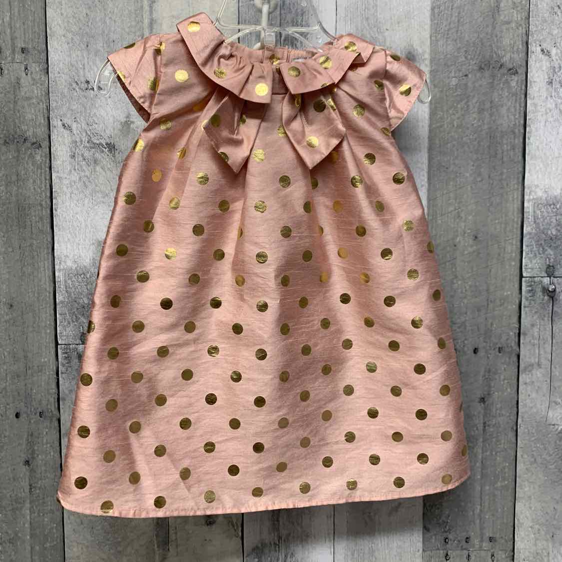 Size 18 Months Pink/Gold Just One You Dress - OodlesCB