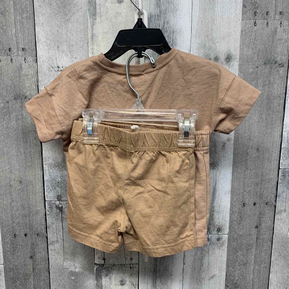 Size 12 Months Light Brown Carter's Shirt/Shorts