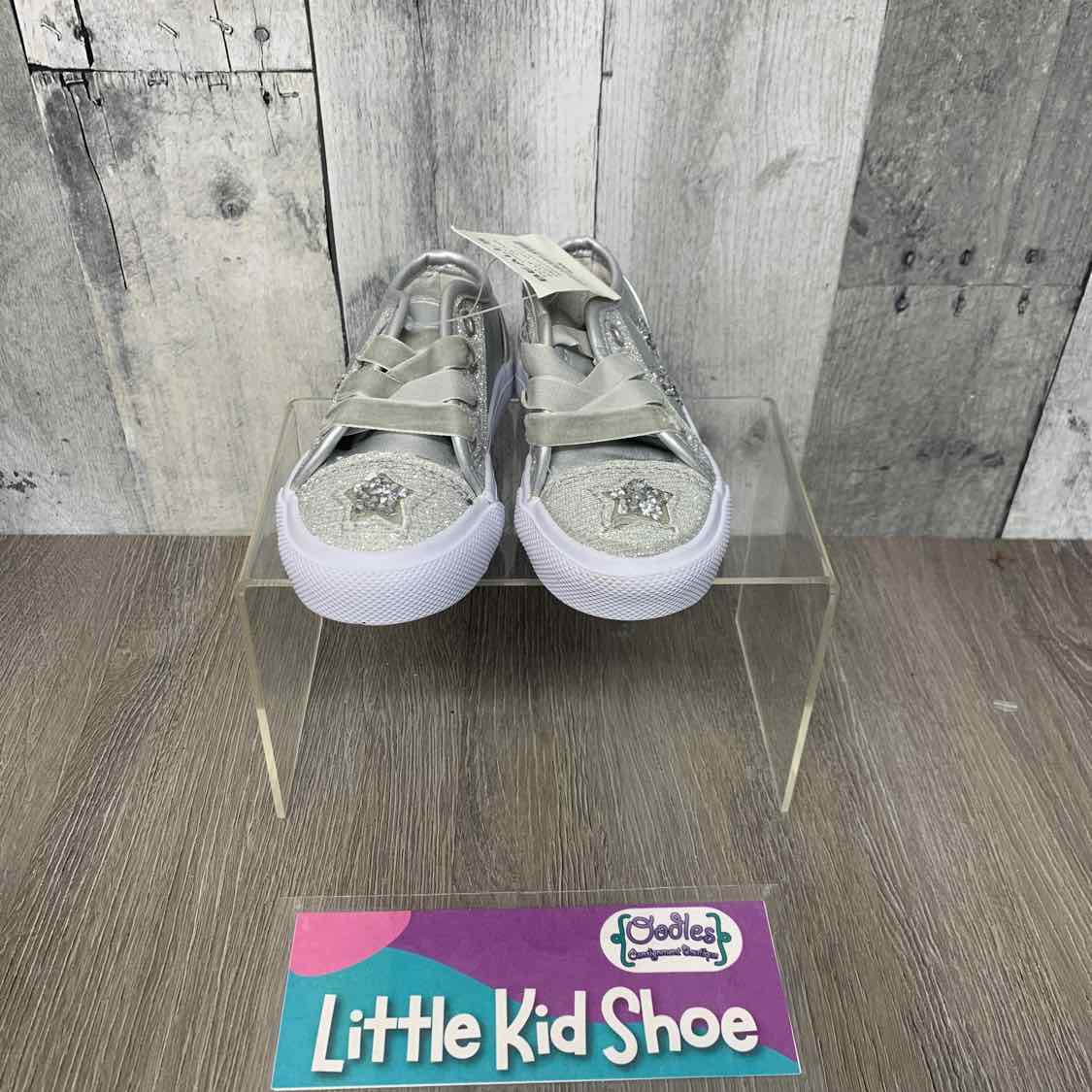 Size 5 Silver/White B Brand Sneakers