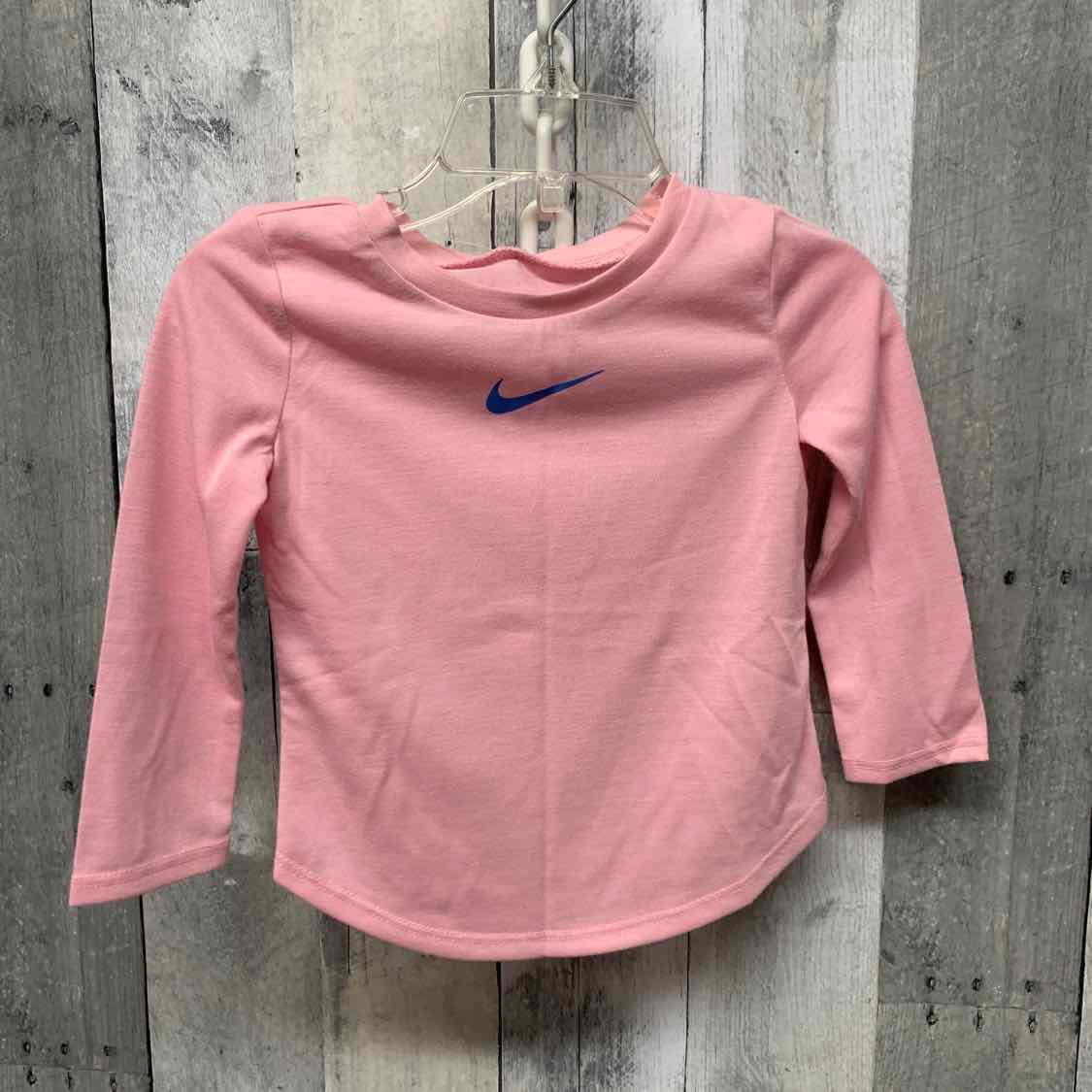 Size 18 Months Pink Sport Brand Long Sleeve Shirt