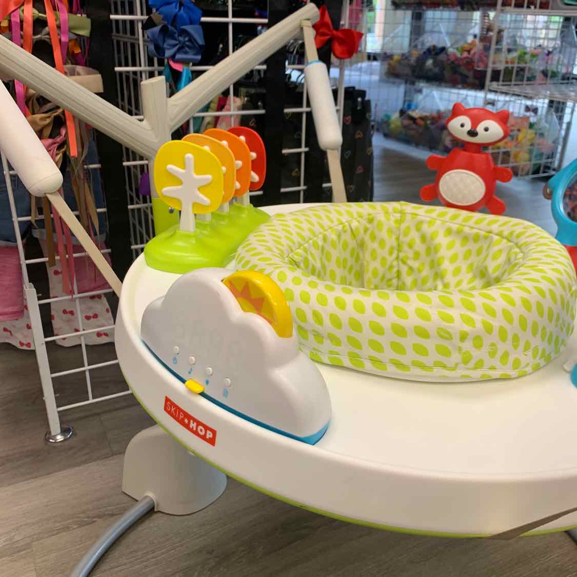 Skip Hop Green/White Animal Jumperoo