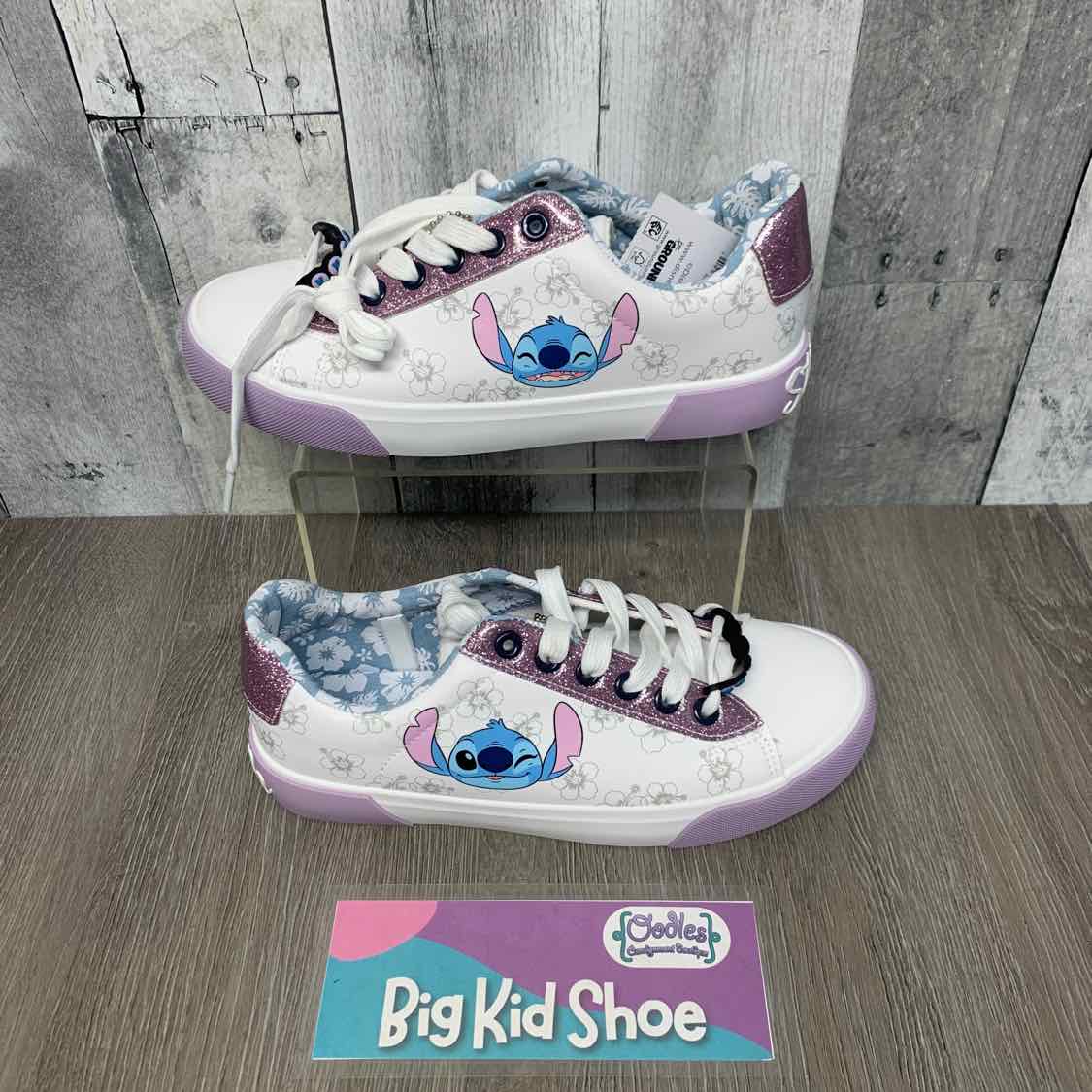 Size 6 White/Pink B Brand Sneakers