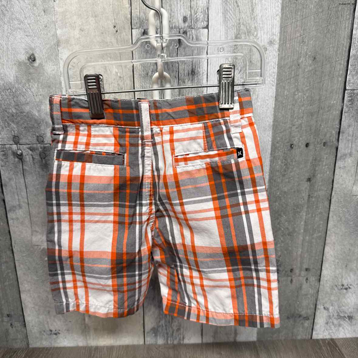 Size 2T Orange/Gray Hurley Shorts