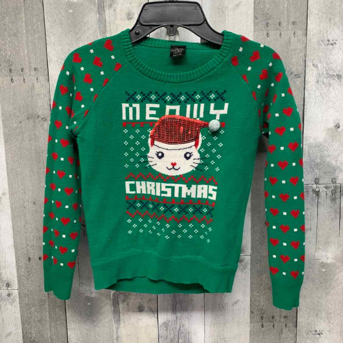 Size 7/8 Green/Red B Brand Sweater - Outer