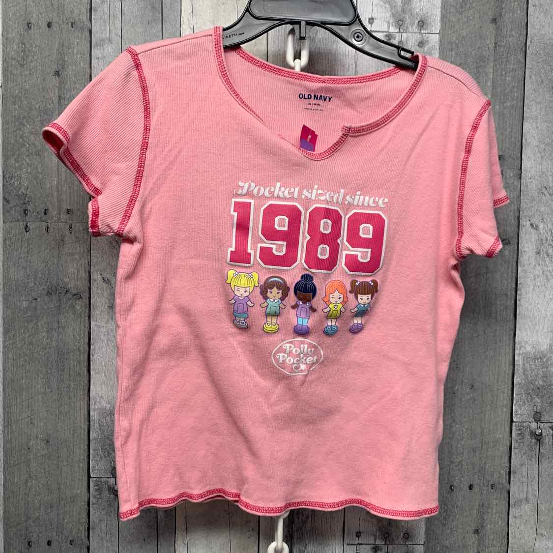 Size 14/16 Pink Graphic Old Navy T Shirt