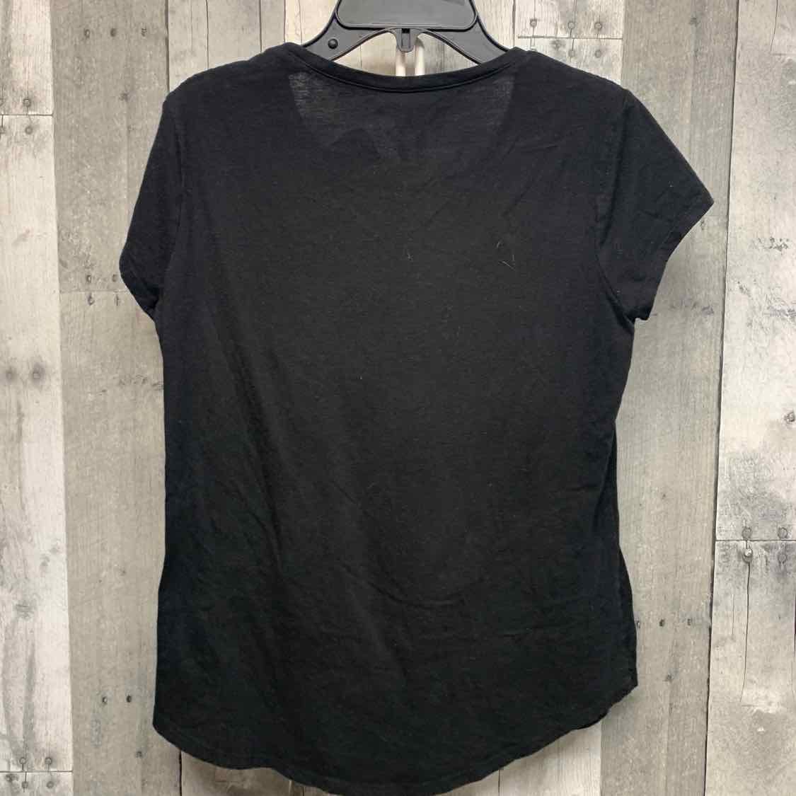 Size 14/16 Black/Pink Justice T Shirt