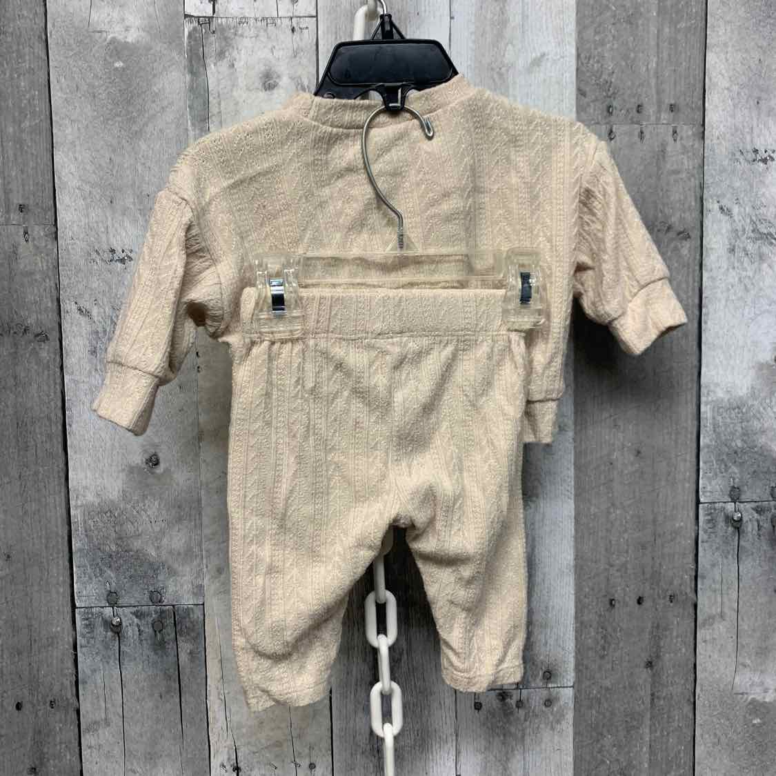 Size 0-3 Months Tan Cat & Jack Sweats - 2pc