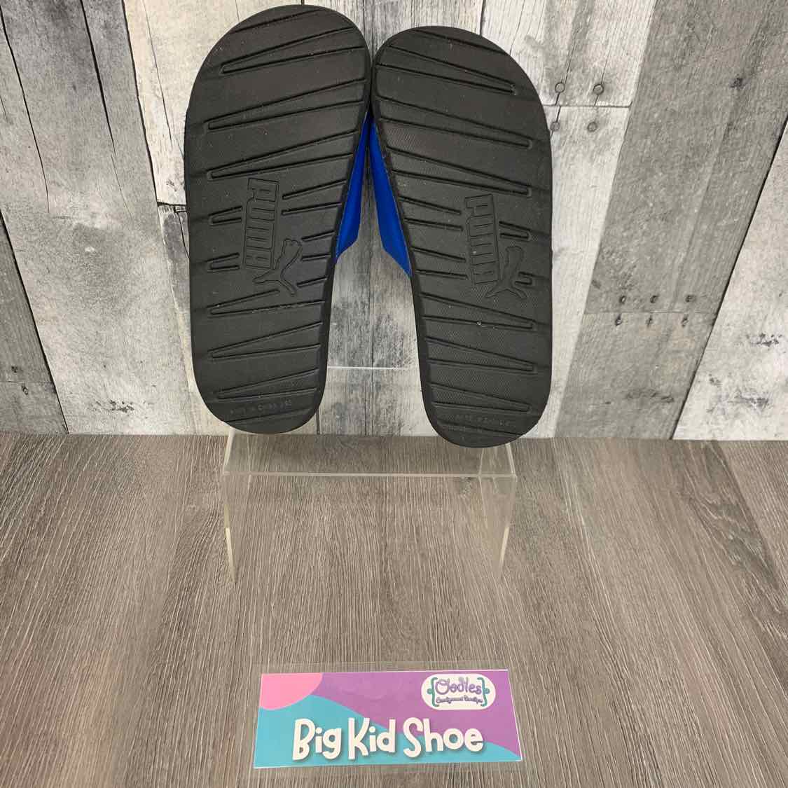 Size 4 Blue/Black Puma Sandals