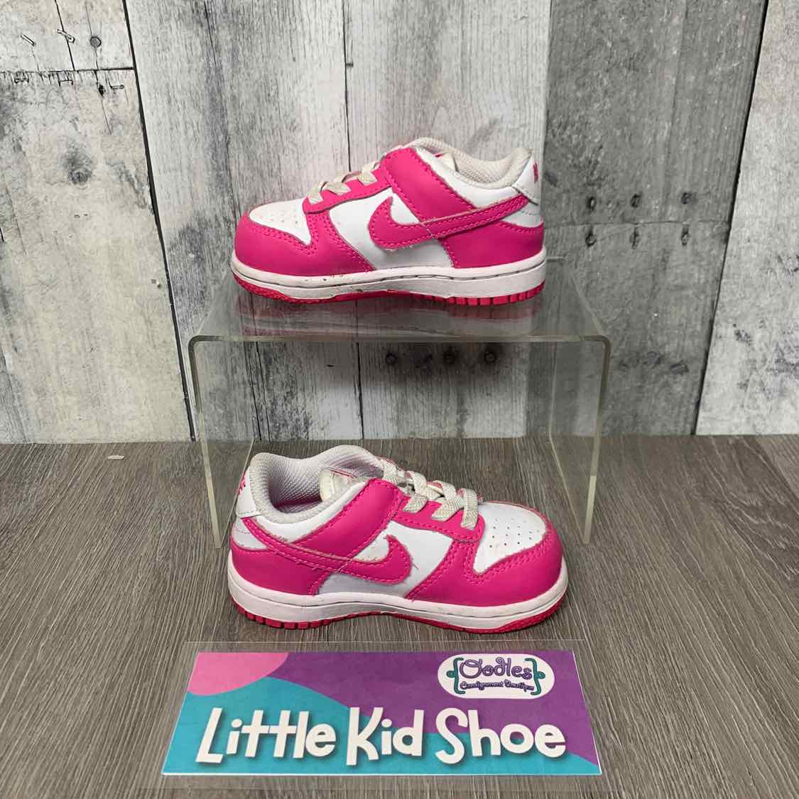 Size 6 Pink/White Sport Brand Sneakers