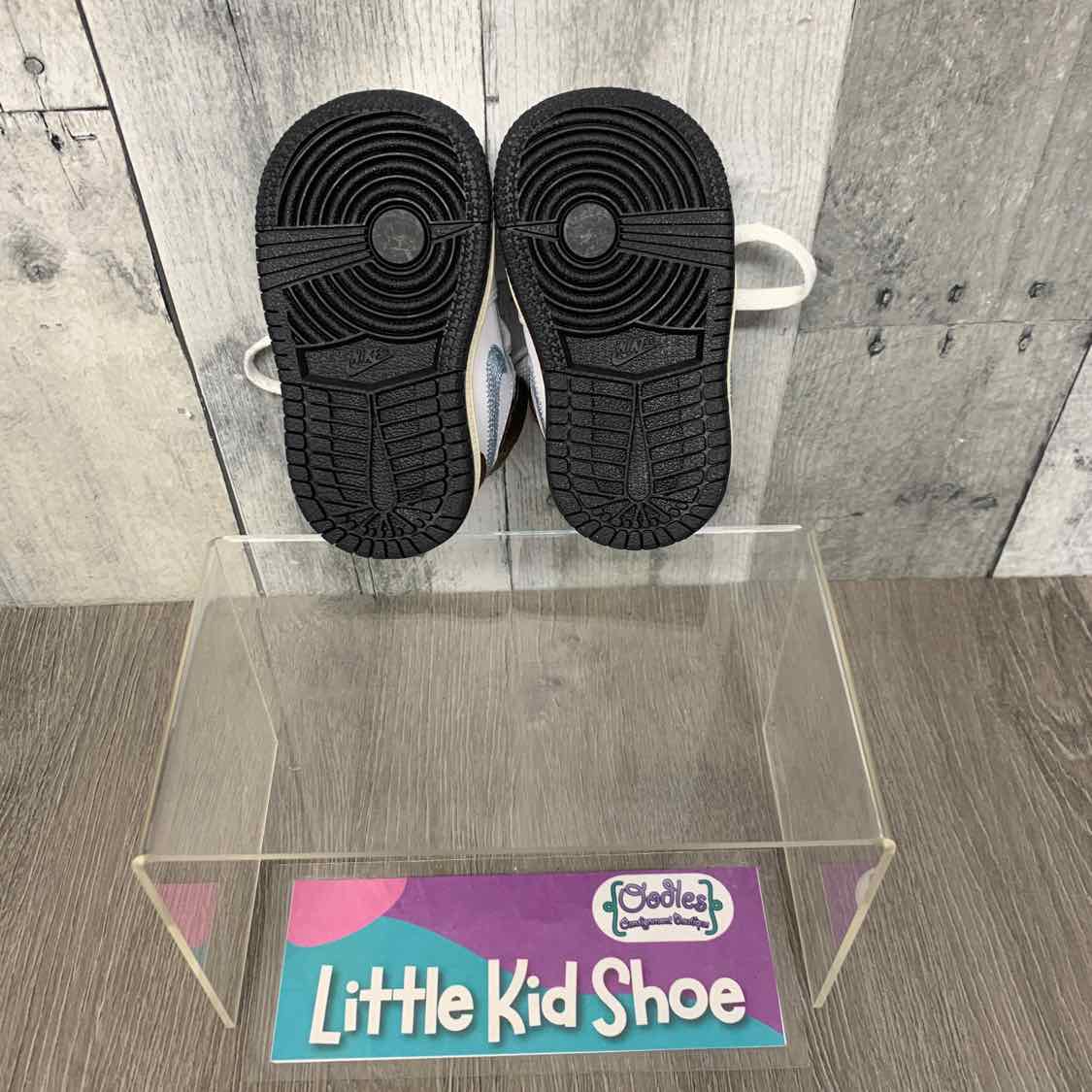 Size 3 Brown/Blue Sport Brand Sneakers