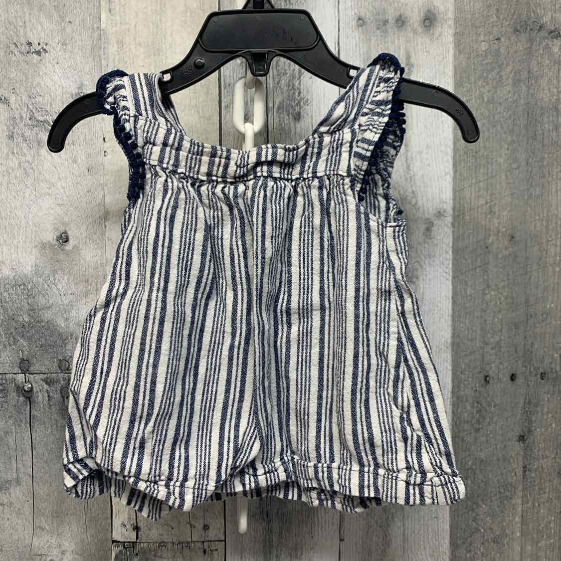 Size 2T Navy/White Carter's Tank Top