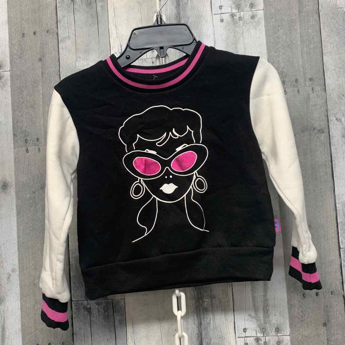 Size XSmall Black/White Barbie Sweat Shirt