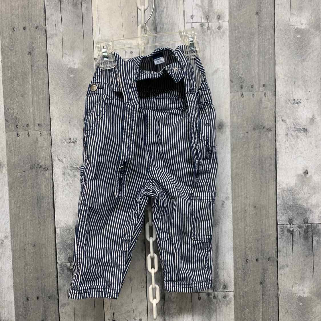 Size 12-18 Months Navy/White Old Navy Overalls