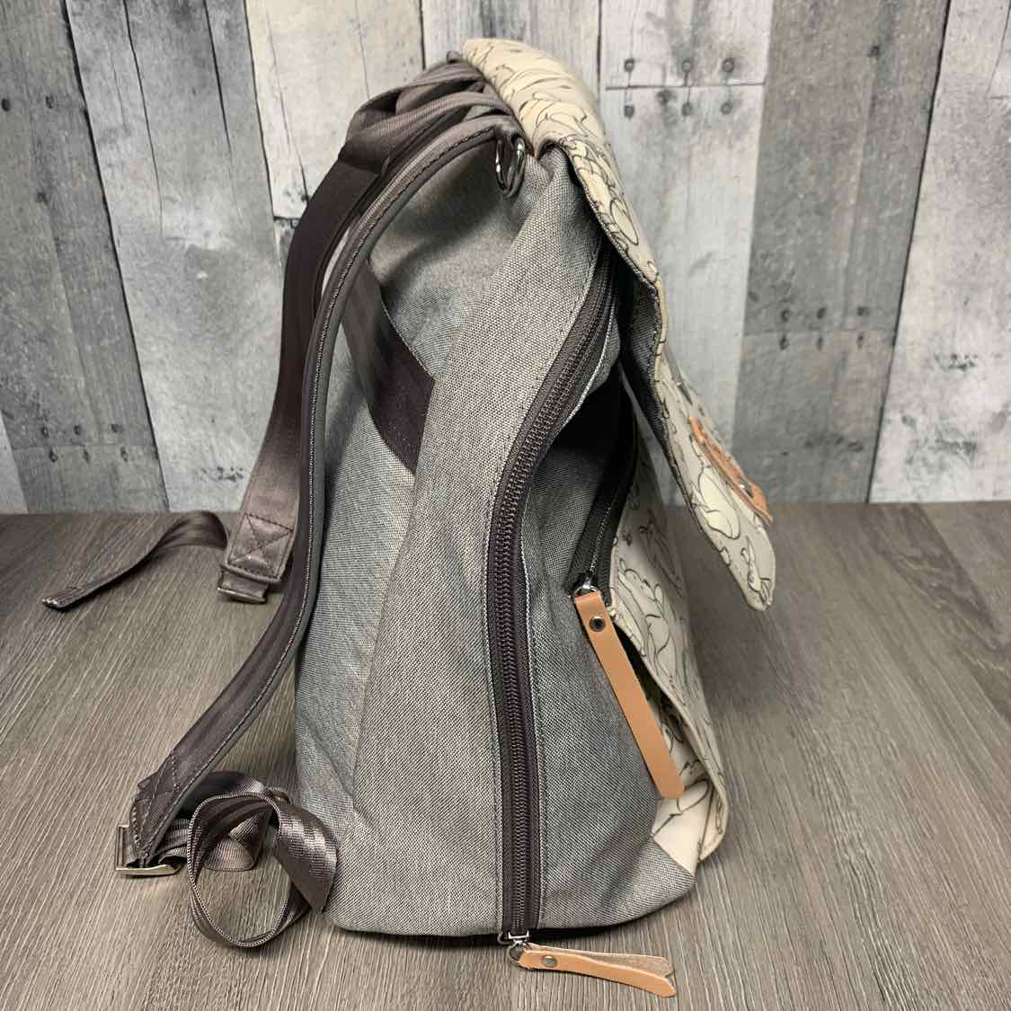 Petunia Pickle Gray Print Disney Diaper Bag