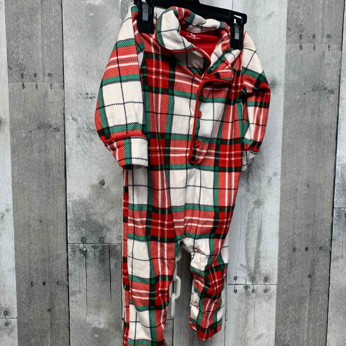 Size 6 Months White/Red Carter's Romper