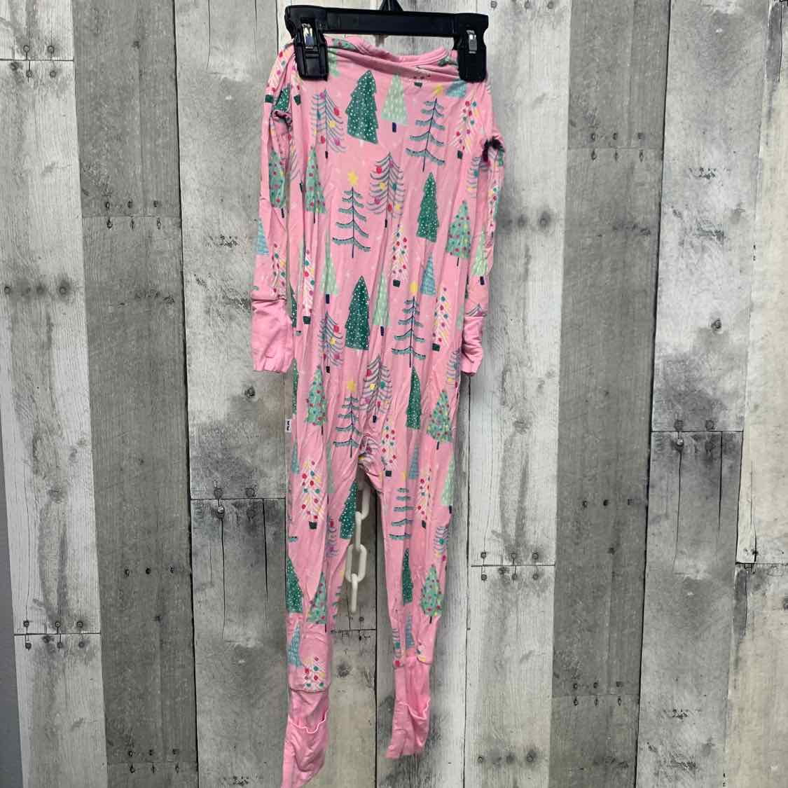 Size 12-18 Months Pink Print Little Sleepies Footy PJs