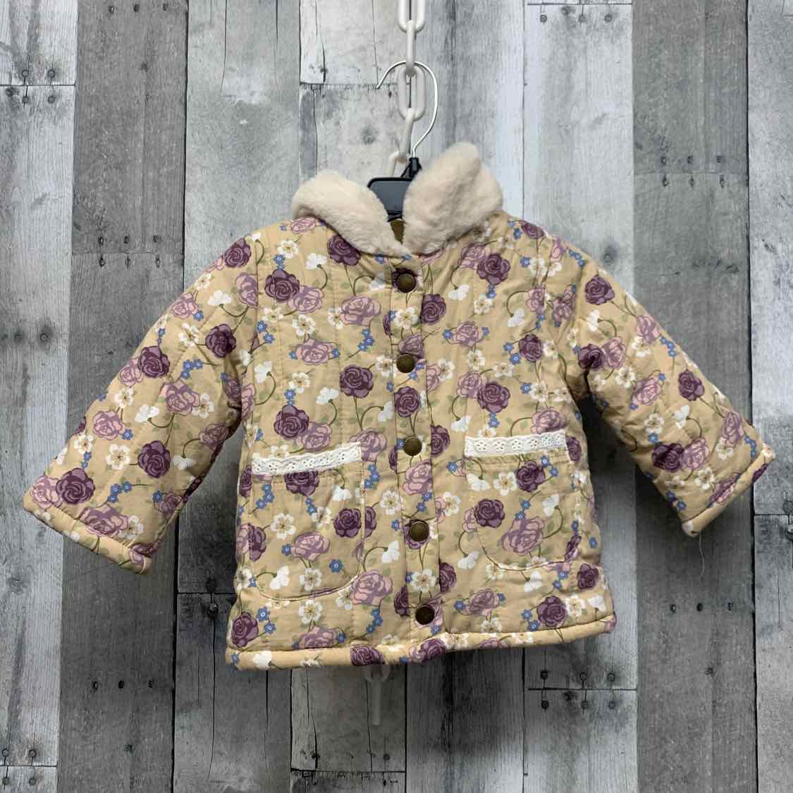Size 18 Months Tan/Purple B Brand Heavy Jacket
