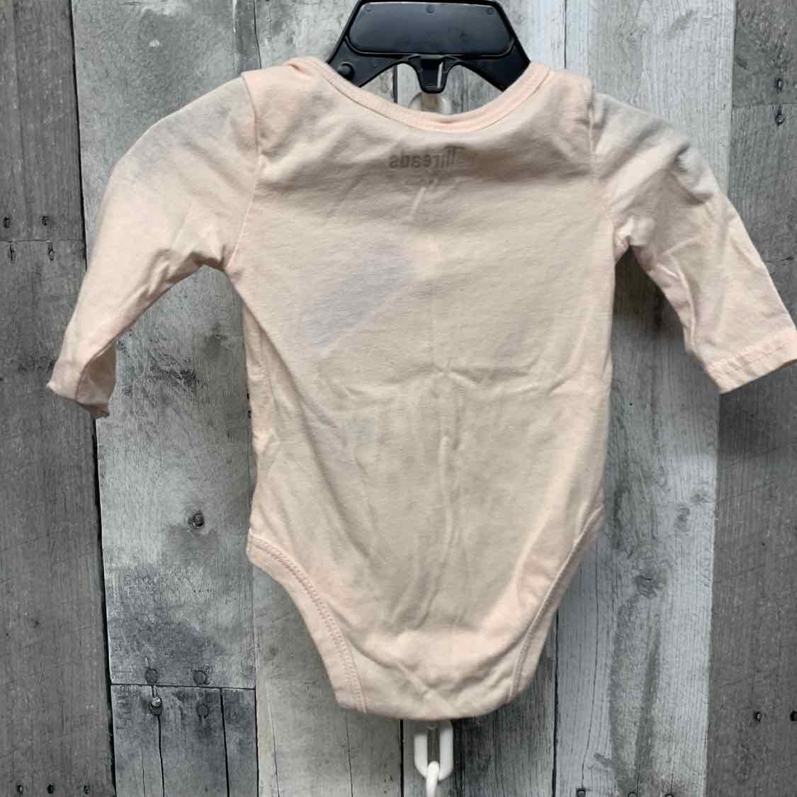 Size 3-6 Months Pink Graphic Mid Brand Bodysuit