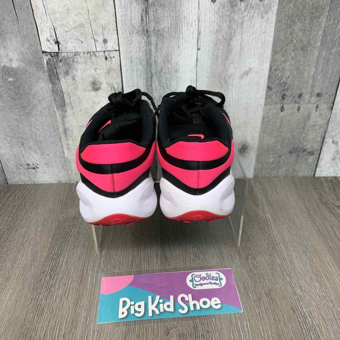 Size 2 Black/Pink Sport Brand Sneakers