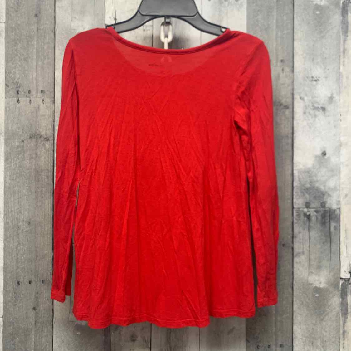 Size 8 Red Graphic Justice Long Sleeve Shirt