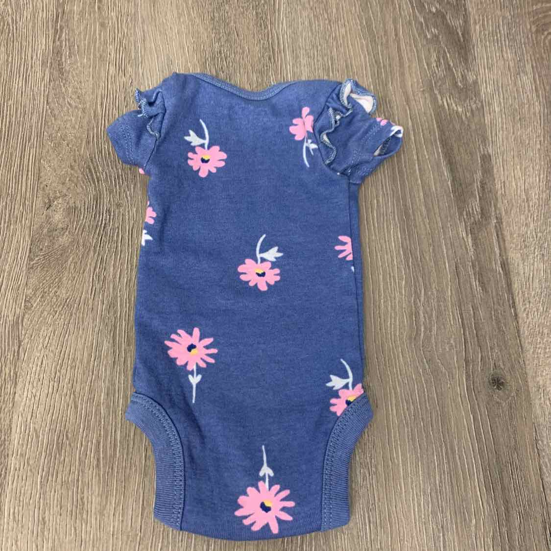 Size Preemie Blue/Purple Carter's Bodysuit