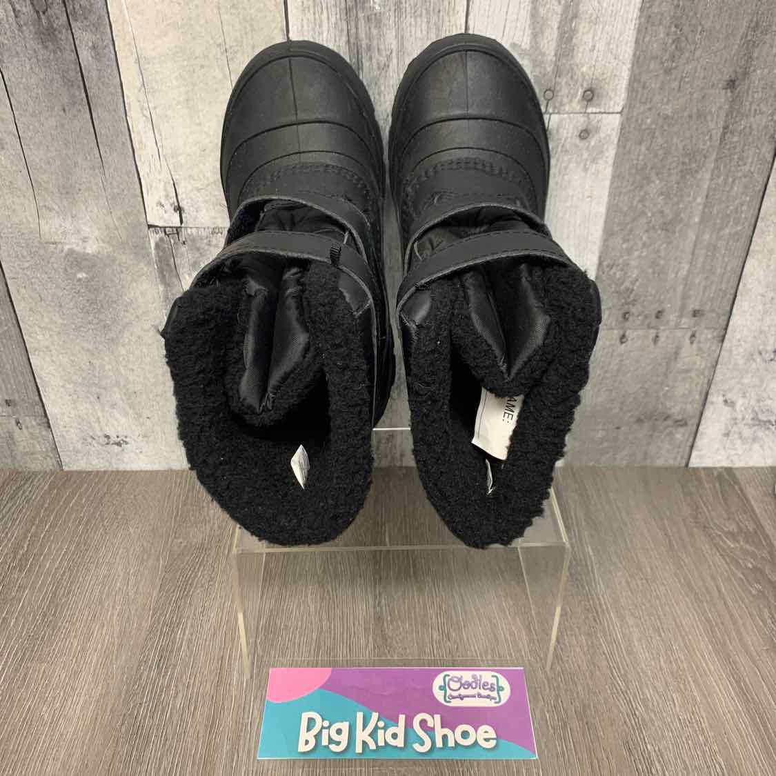 Size 1 Black Wonder Nation Snow Boots