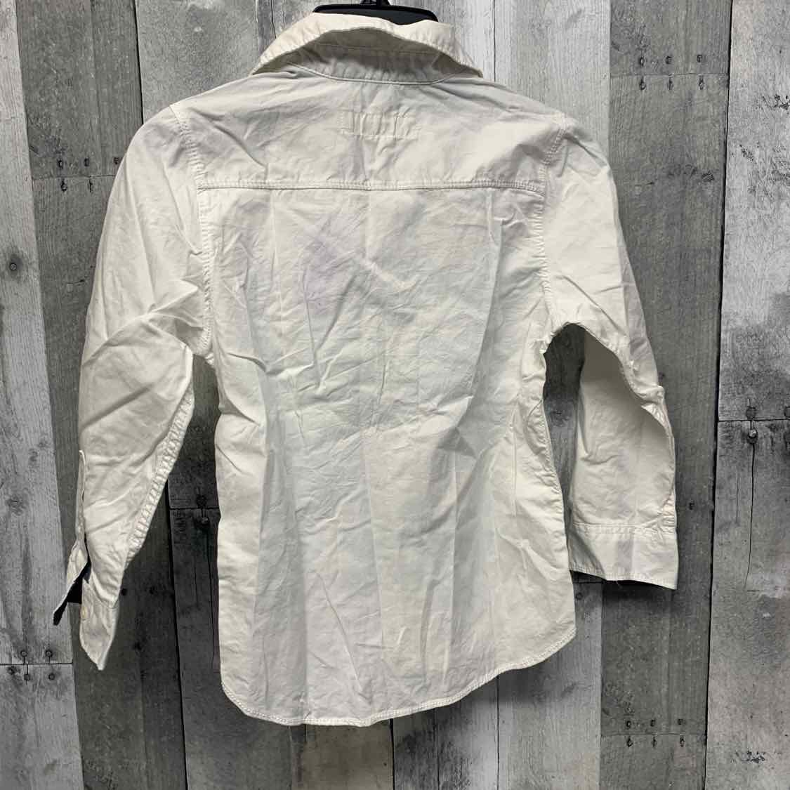 Size 6X White LOGG LS Button Up