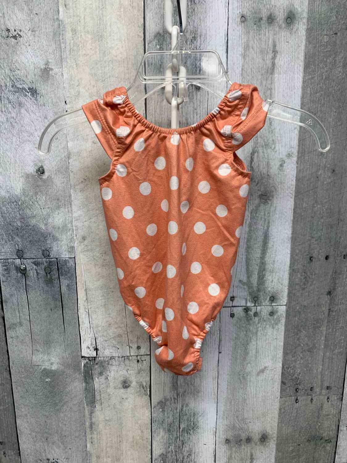 Size 3-6 Months Coral/White Bailey's Blossoms Romper