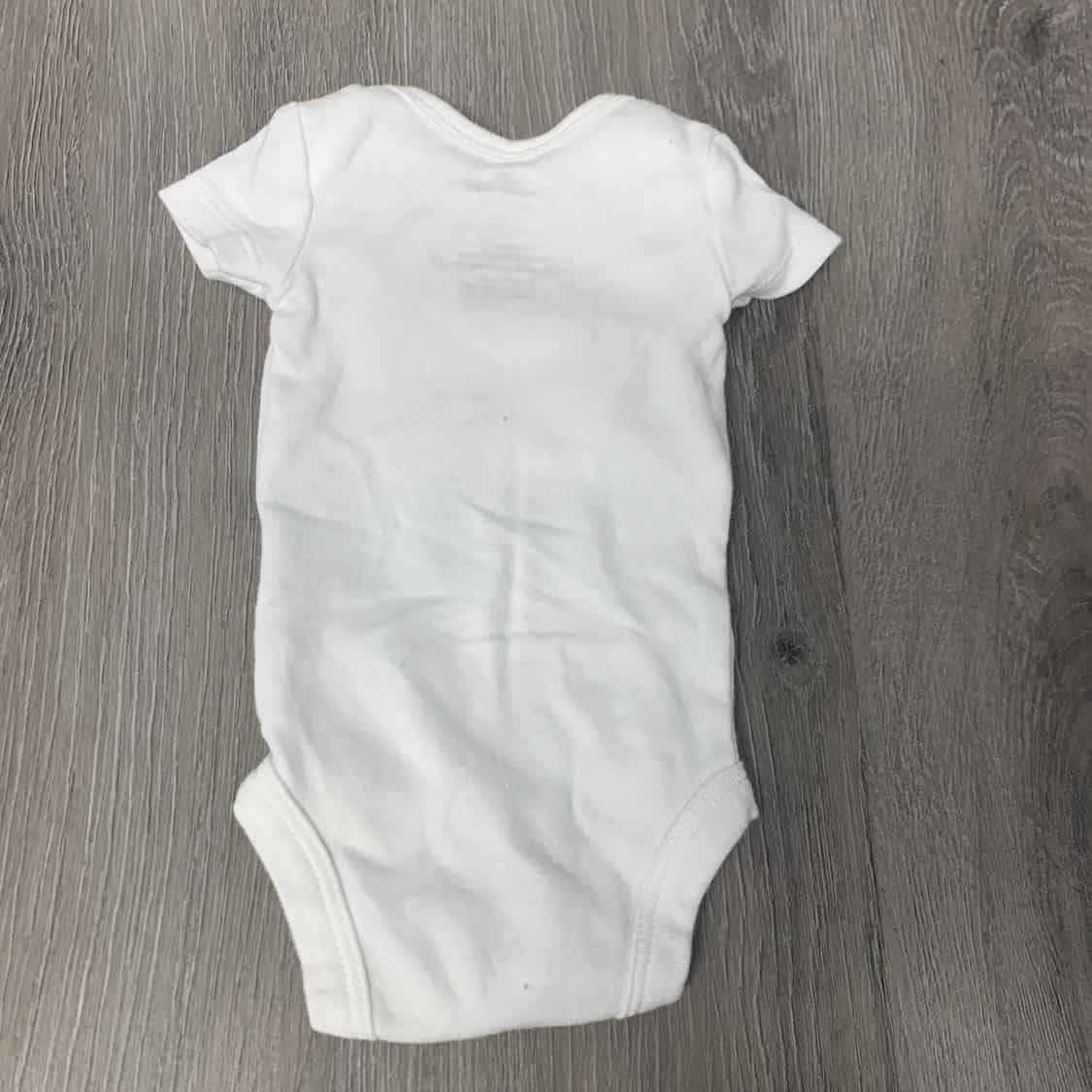 Size Preemie White/Green Child of Mine Bodysuit - OodlesCB