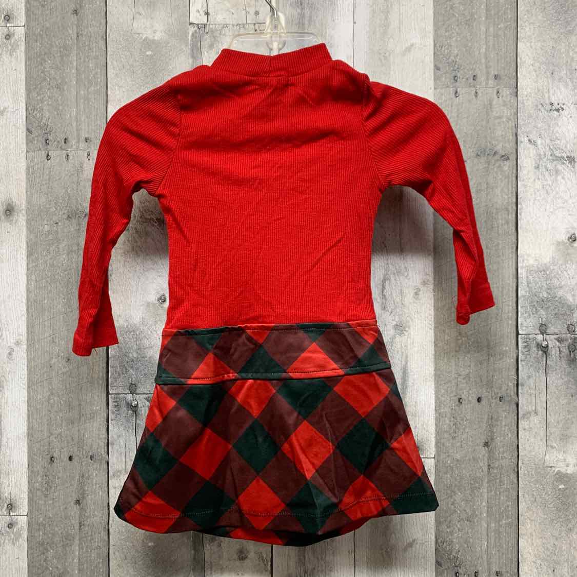 Size 4 Red/Black Zunie LS Dress